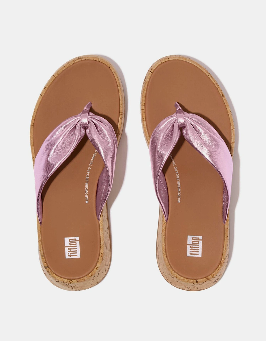 F-Mode Flatform Toe-Thong Flip Flops
