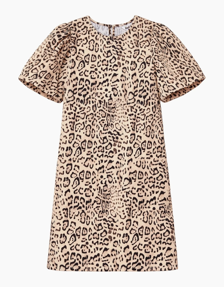 Petite Leopard Print Pocket Detail Dress