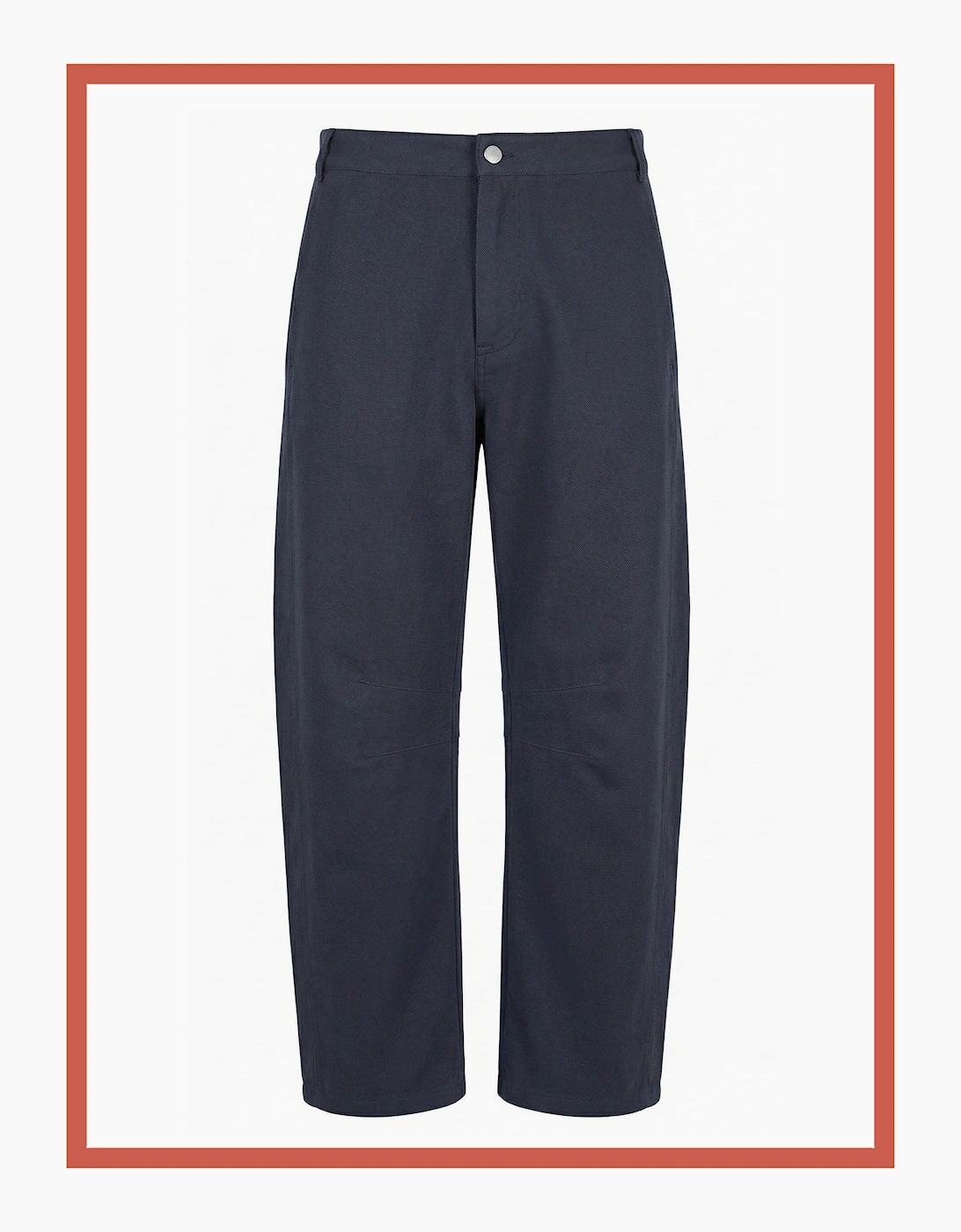 Binx Barrel Leg Trousers - Navy