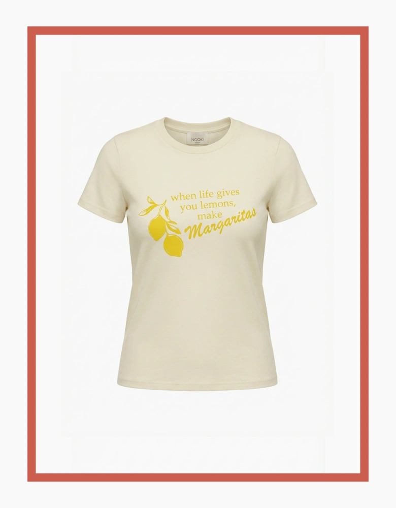 Margarita T Shirt-Cream