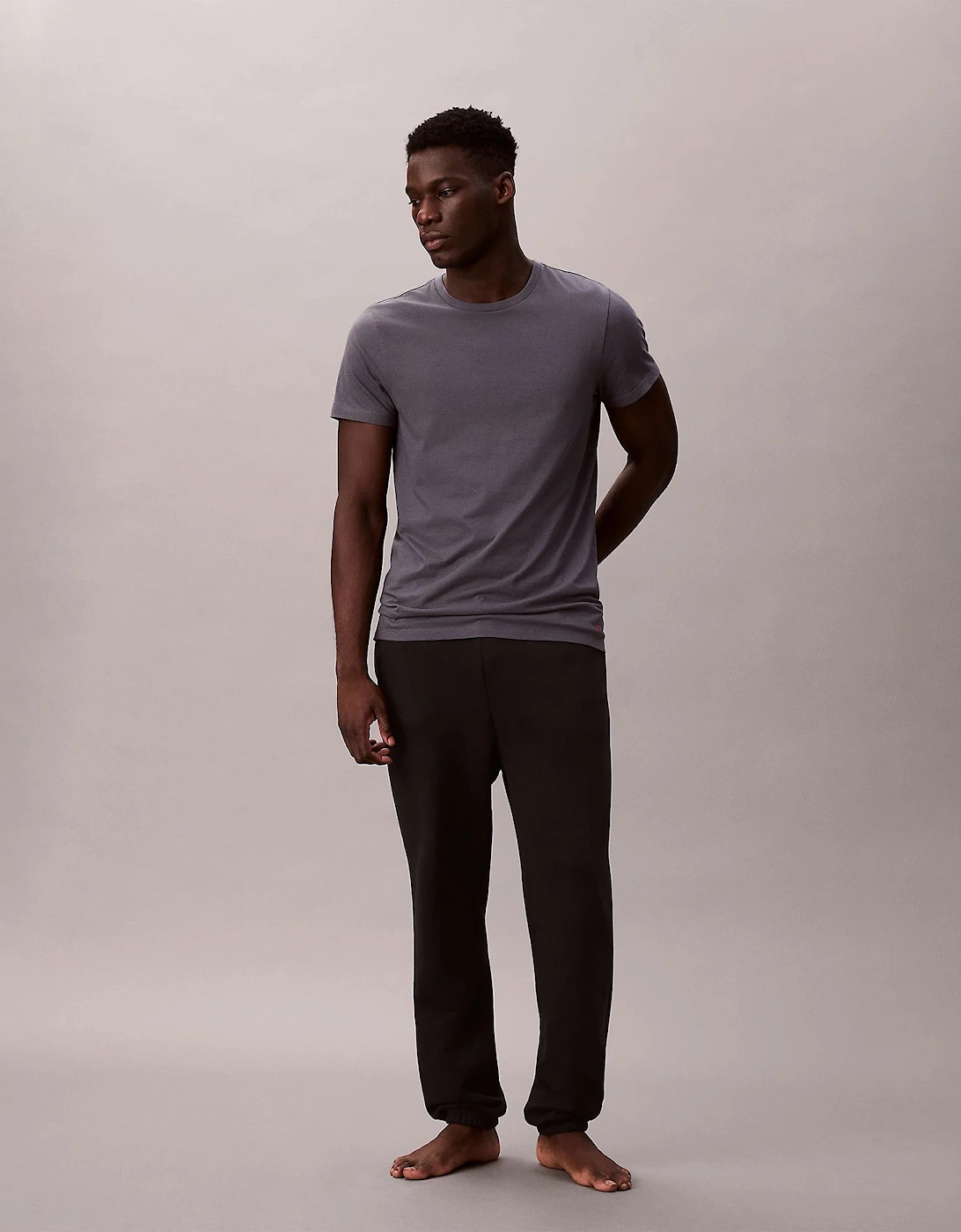 Calvin Klein S/S CREW NECK 3 PACK Mens T-Shirts & Tank Tops Multicoloured