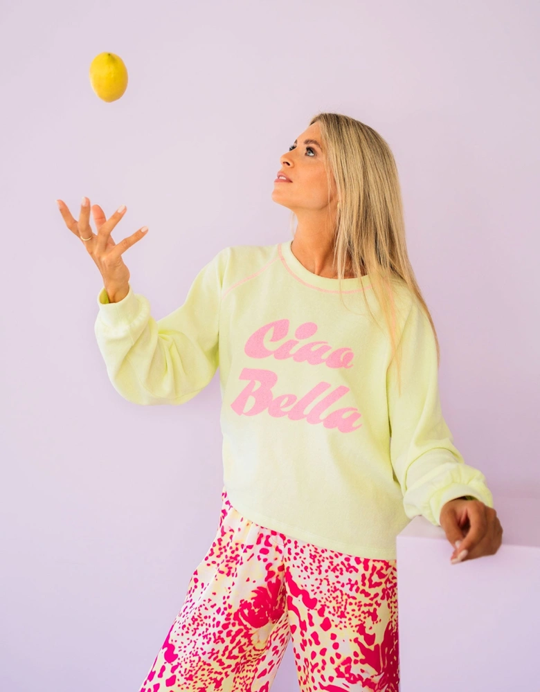 Neon leopard pants