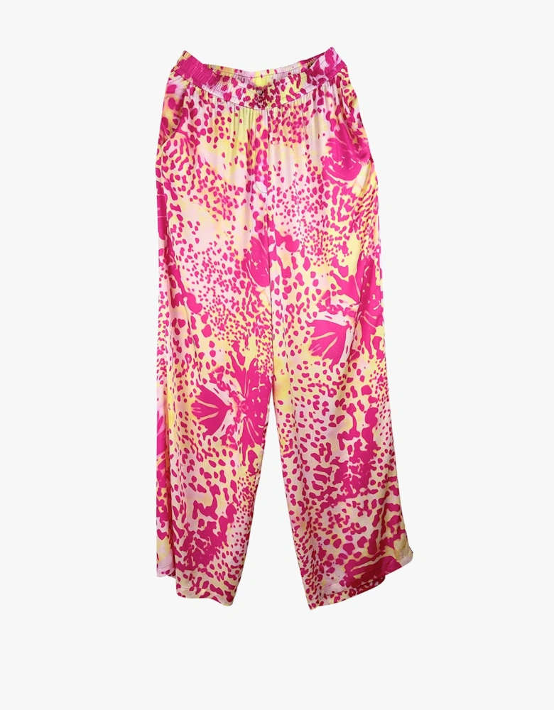 Neon leopard pants