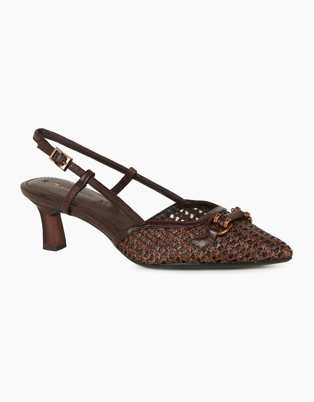 Tamaris Women's Brown Angatha Open Court Shoes  3 Size 3