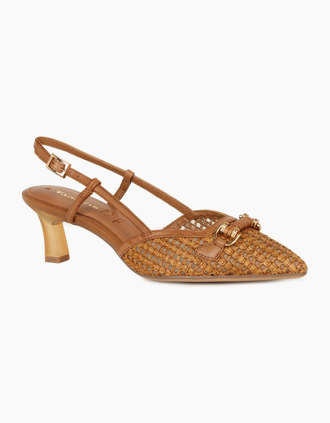 Tamaris Women's Brown Angatha Open Court Shoes  3 Size 3