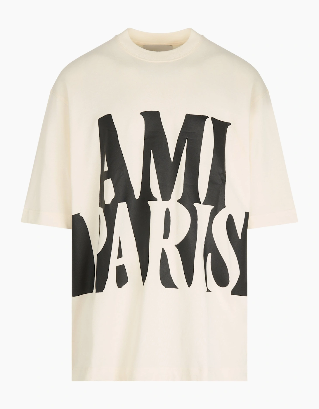 Oversized Print T-Shirt Cream, 3 of 2