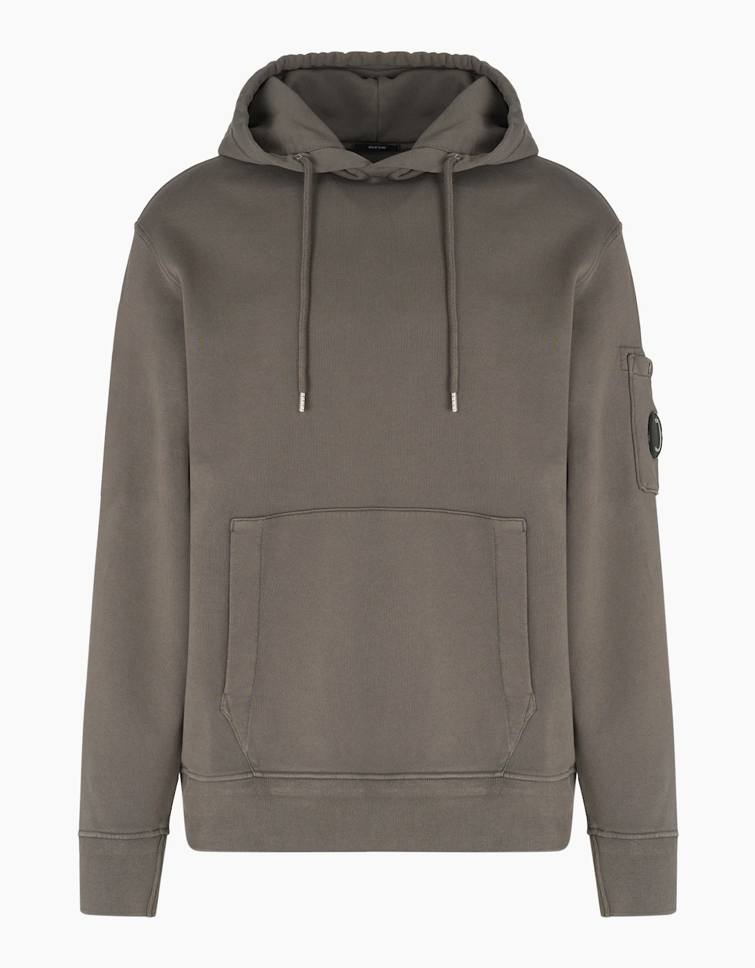 Diagonal Fleece Hoodie Grey, 4 of 3