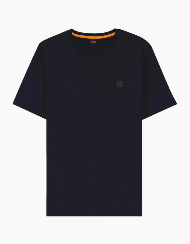 Tales Cotton Relaxed Fit Navy T-Shirt