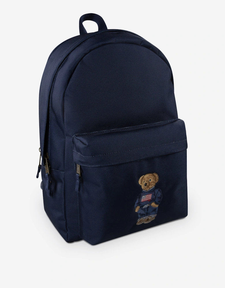 Kids Polo Bear Backpack in Navy (35.5cm)