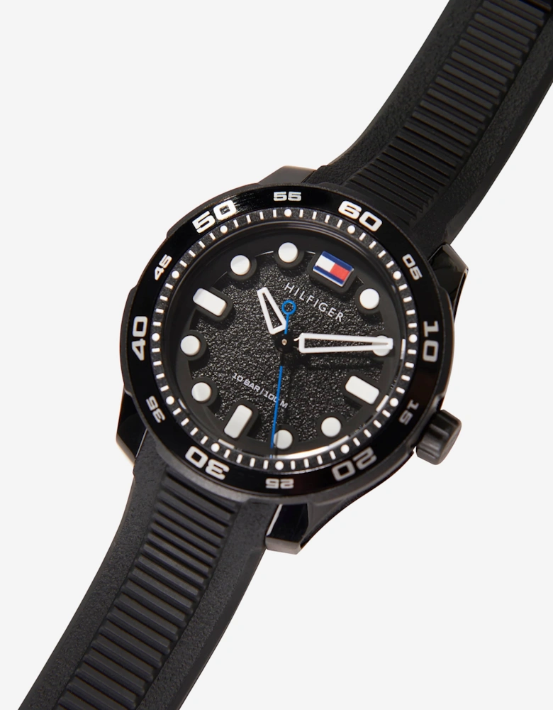 Tommy Hilfiger Boys Exclusive Regatta Watch in Black  (36mm)