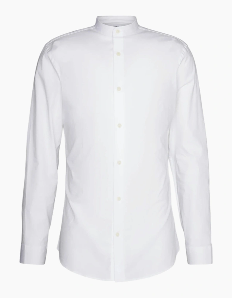 Mens Shirts Long Sleeve Casual Band Collar Linen Shirt Summer Mandarin Shirt NWT