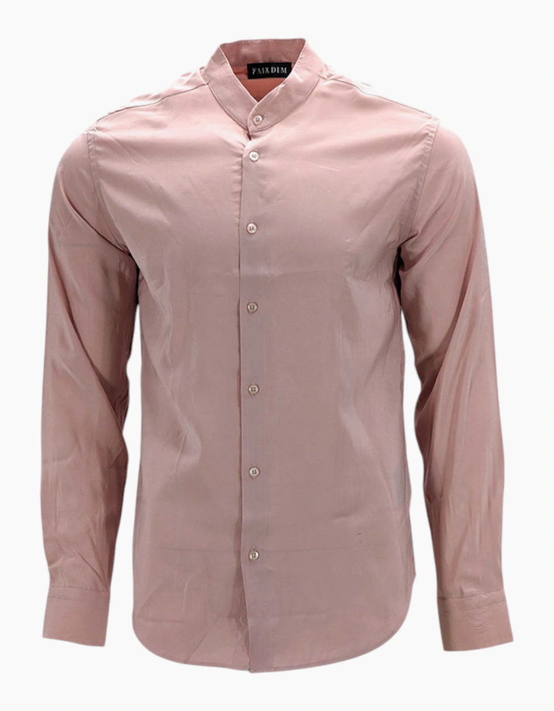 Mens Shirts Long Sleeve Casual Band Collar Linen Shirt Summer Mandarin Shirt NWT