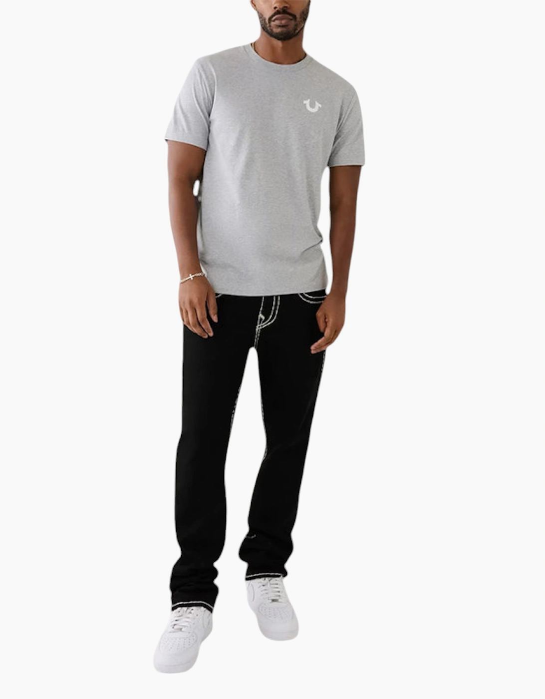True Religion 107810 Mens T Shirts Short Sleeve Buddha Soft Summer Crew Neck Tee