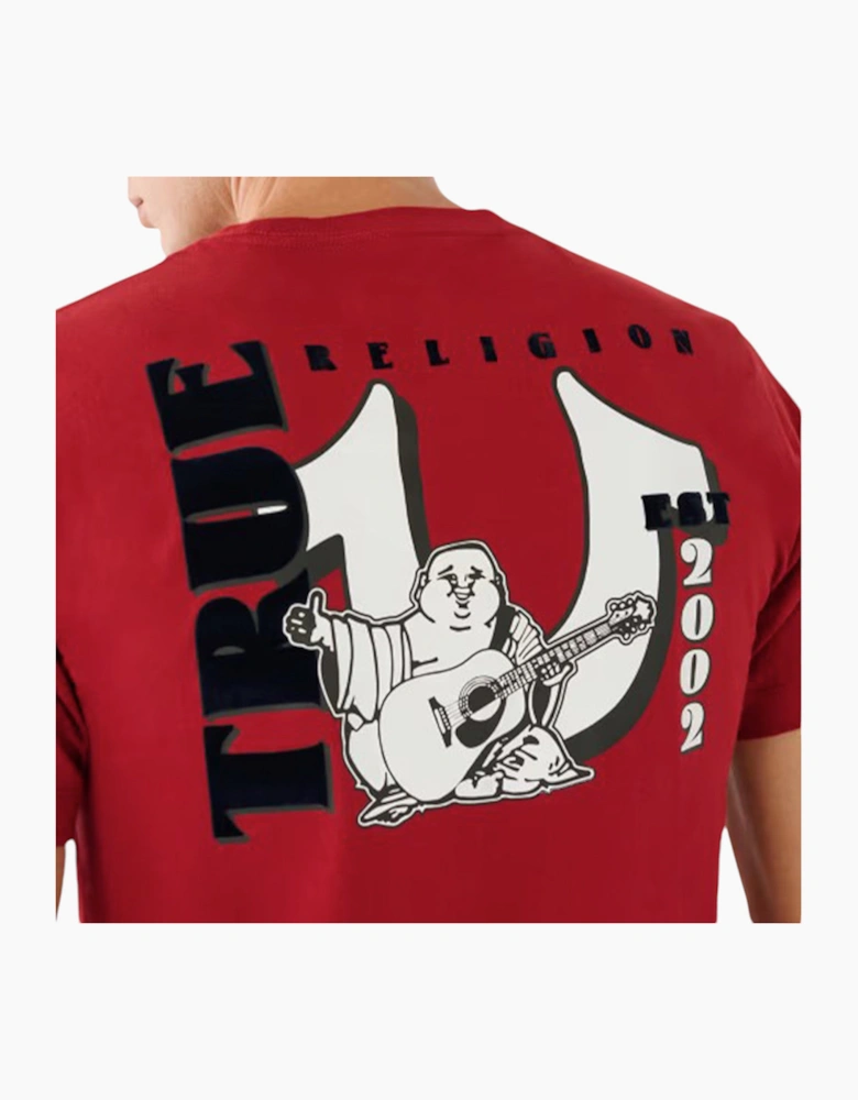 True Religion 107810 Mens T Shirts Short Sleeve Buddha Soft Summer Crew Neck Tee