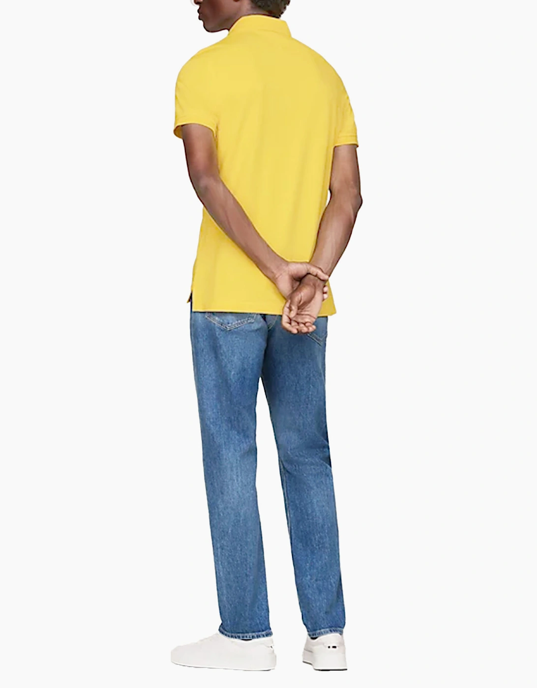 Mens Polo Shirts Core 1985 Slim Fit Polo Cotton Golf T Shirts NWT