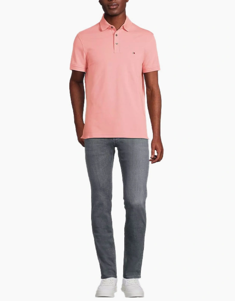 Mens Polo Shirts Core 1985 Slim Fit Polo Cotton Golf T Shirts NWT