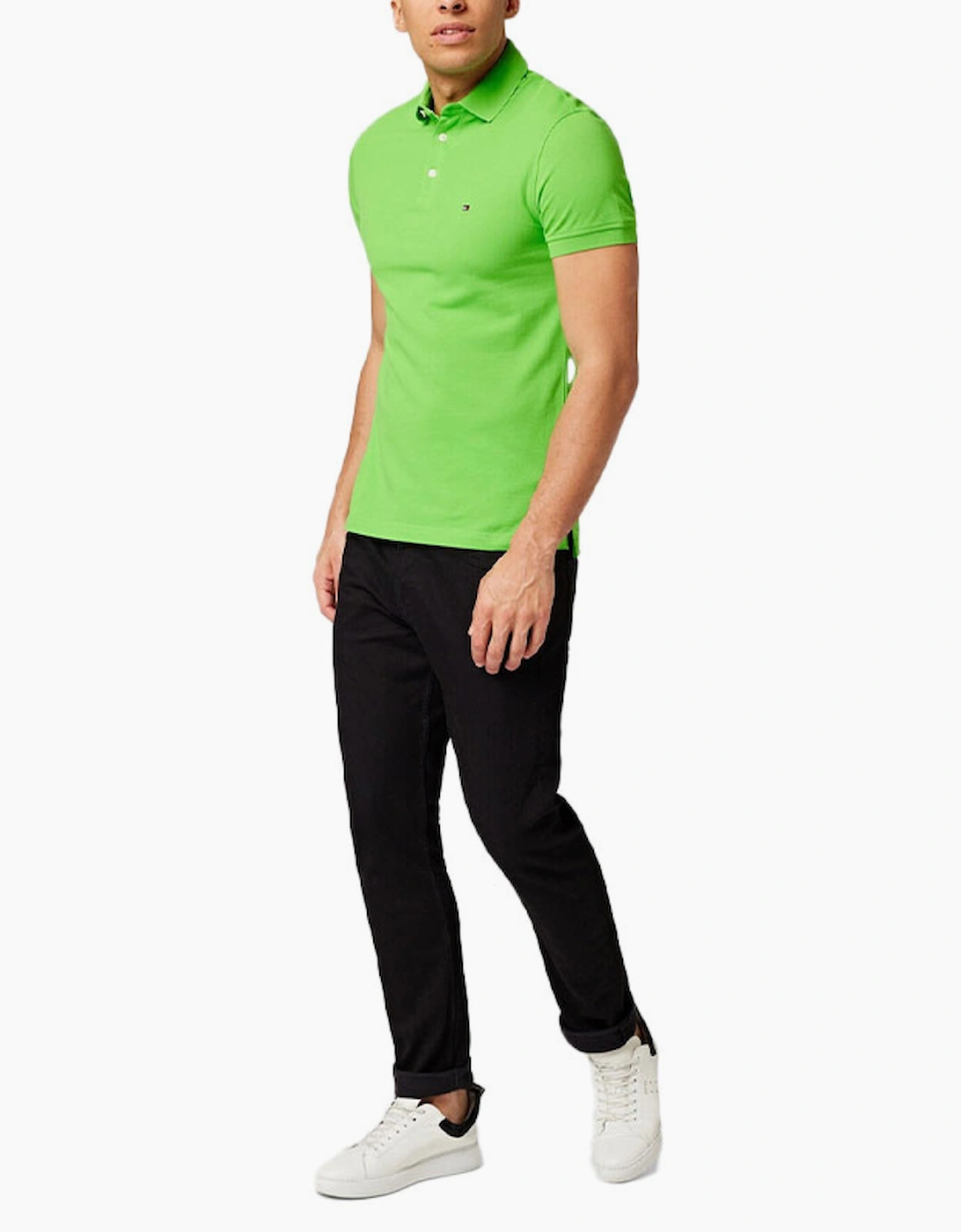 Mens Polo Shirts Core 1985 Slim Fit Polo Cotton Golf T Shirts NWT