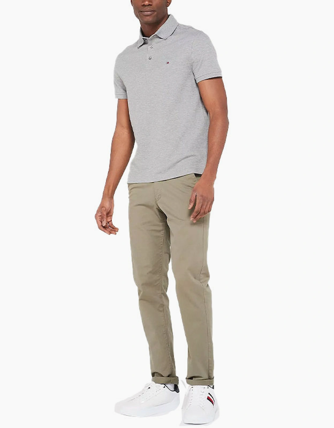 Mens Polo Shirts Core 1985 Slim Fit Polo Cotton Golf T Shirts NWT