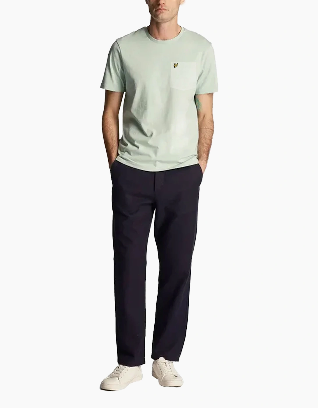 Lyle & Scott Mens Short Sleeve T Shirts Pocket Regular Fit Summer Cotton Tee NEW