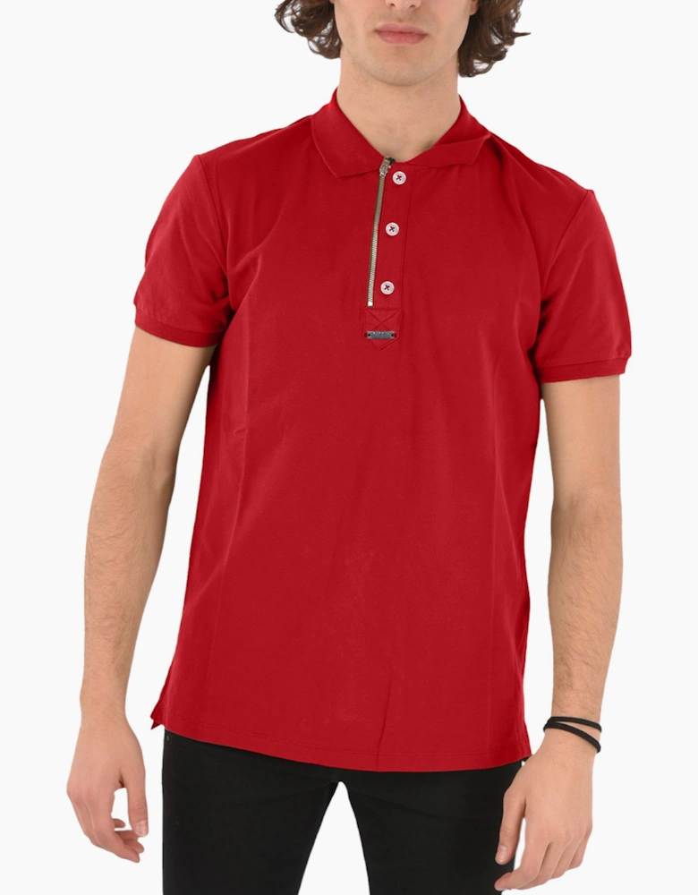 T-SMITH-ZIP OUT RBAWH Mens Polo T Shirts Short Sleeve Casual Golf Tee NEW