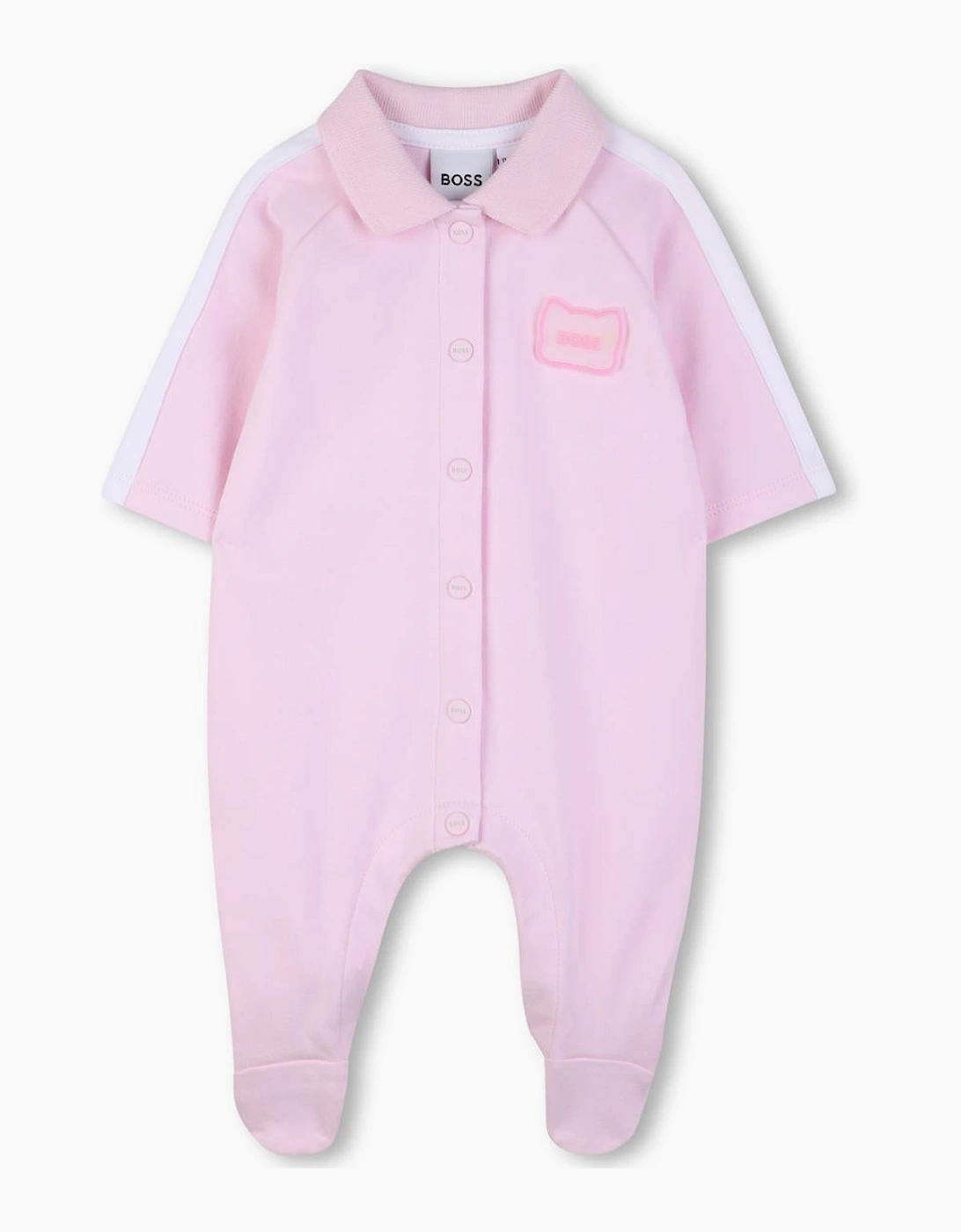 BOSS BABY GIRL PINK BABYGROW J53066, 4 of 3