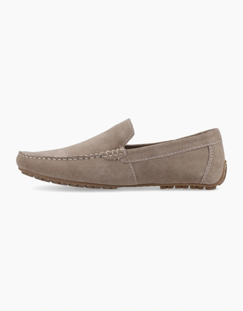 Ralph Suede Leather Men's Taupe Loafers