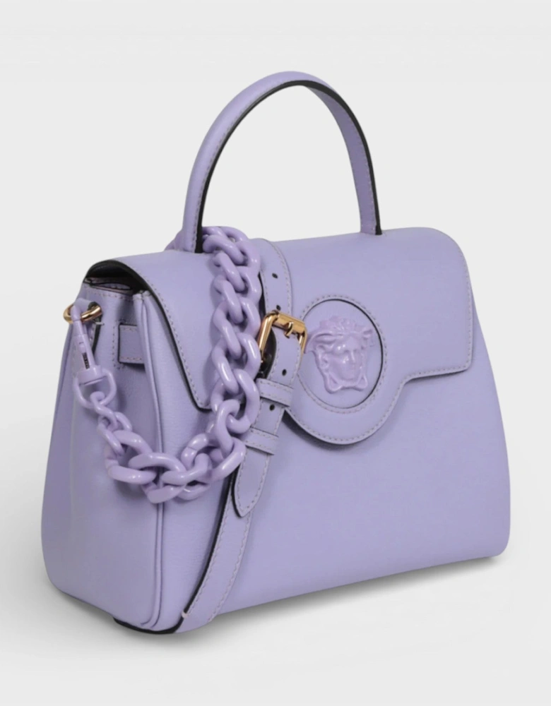 La Medusa Top Handle Shoulder Bag Lilac