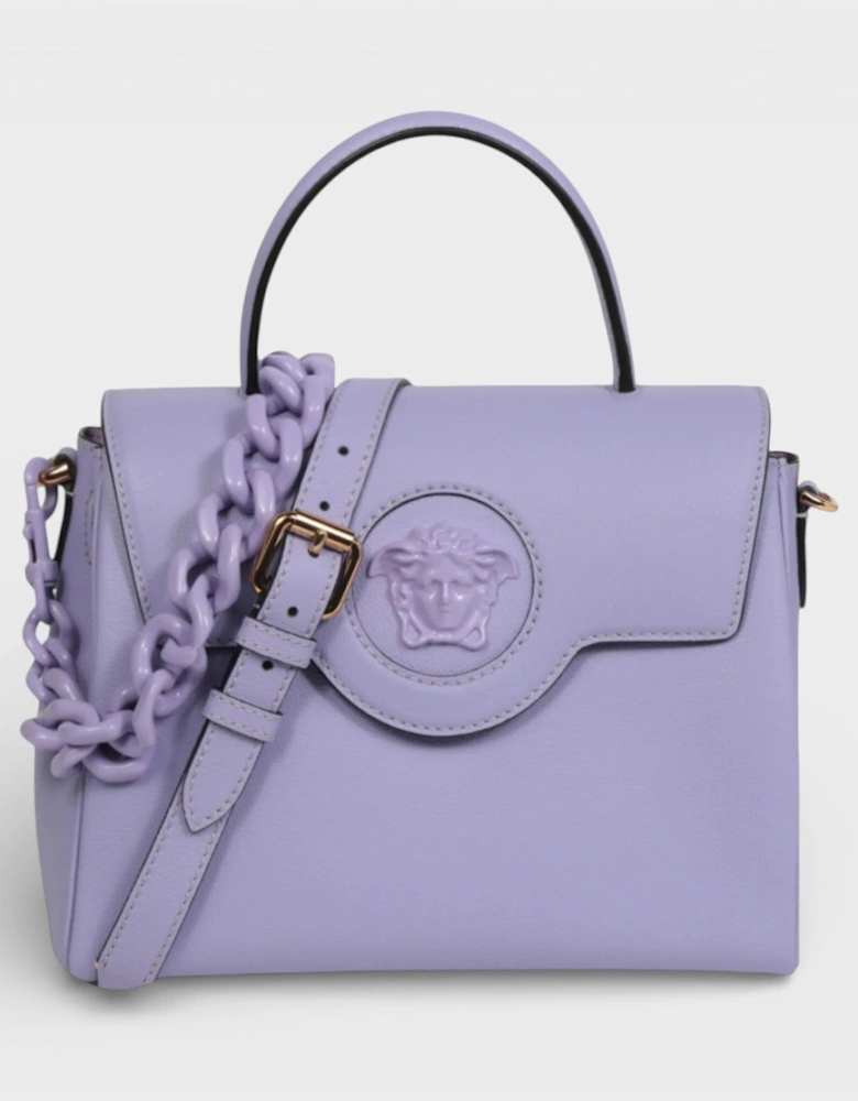 La Medusa Top Handle Shoulder Bag Lilac