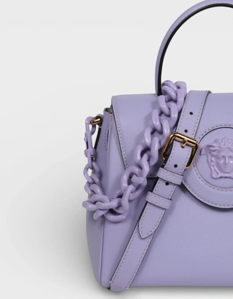 La Medusa Top Handle Shoulder Bag Lilac