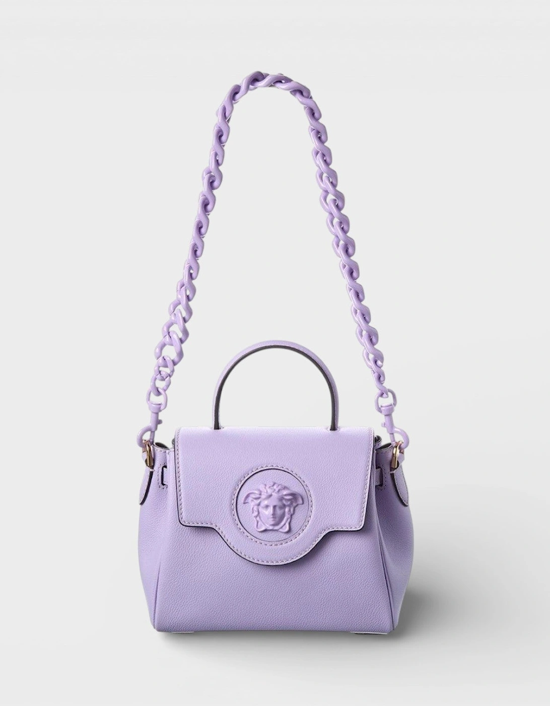 La Medusa Top Handle Shoulder Bag Lilac