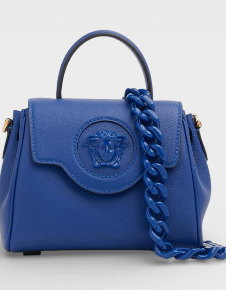 La Medusa Top Handle Handbag Blue
