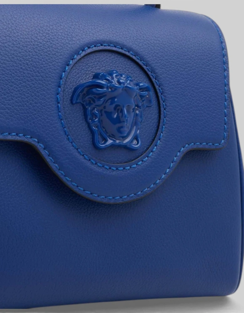 La Medusa Top Handle Handbag Blue