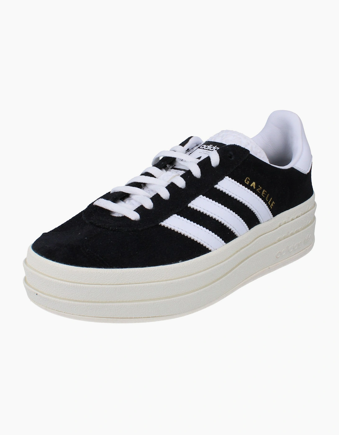 Adidas Women's Black Originals Gazelle Bold Trainers Sneakers Hq6912  4.5 Size 4.5