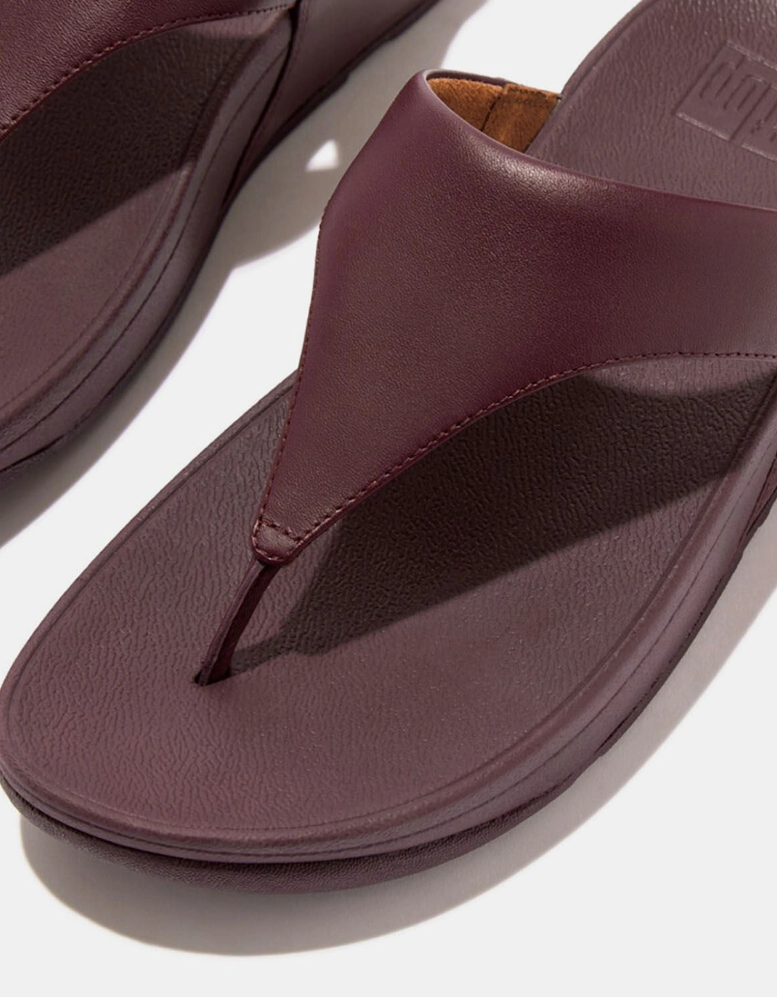 Lulu Leather Toe Thong Sandals - Lulu Leather Toe-Post Sandals