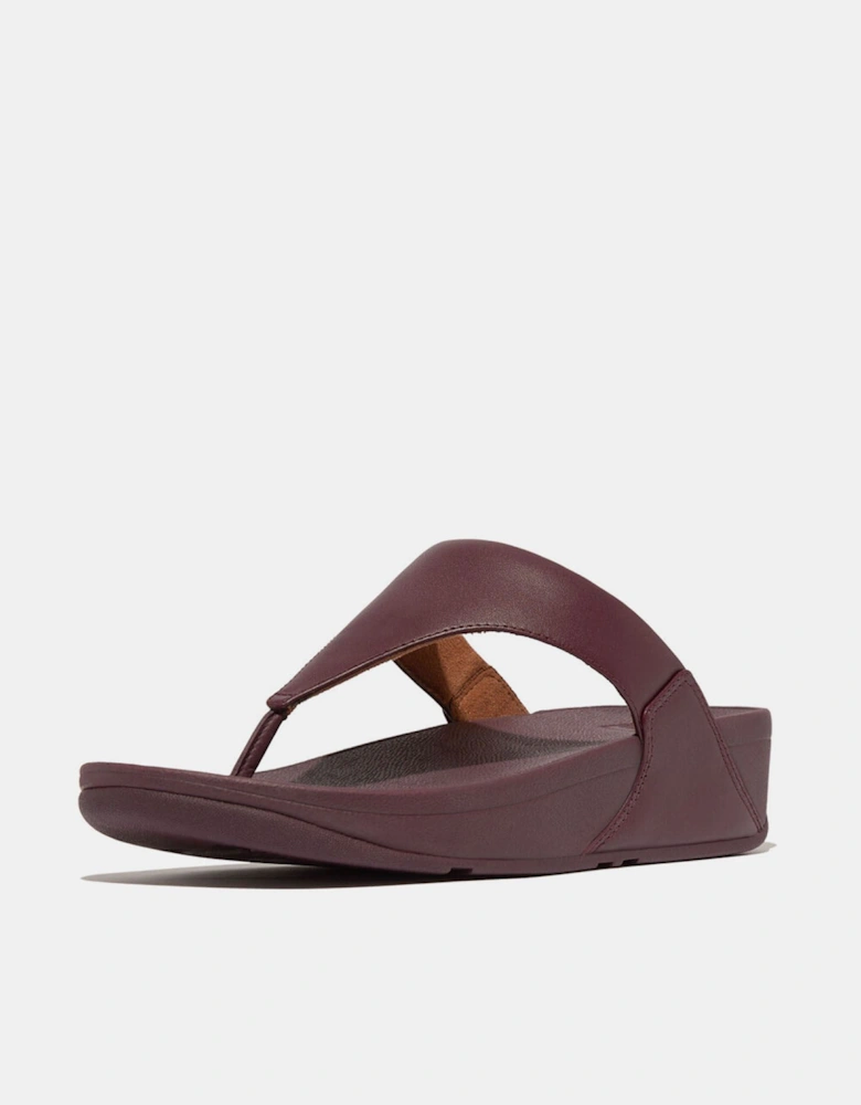 Lulu Leather Toe Thong Sandals - Lulu Leather Toe-Post Sandals