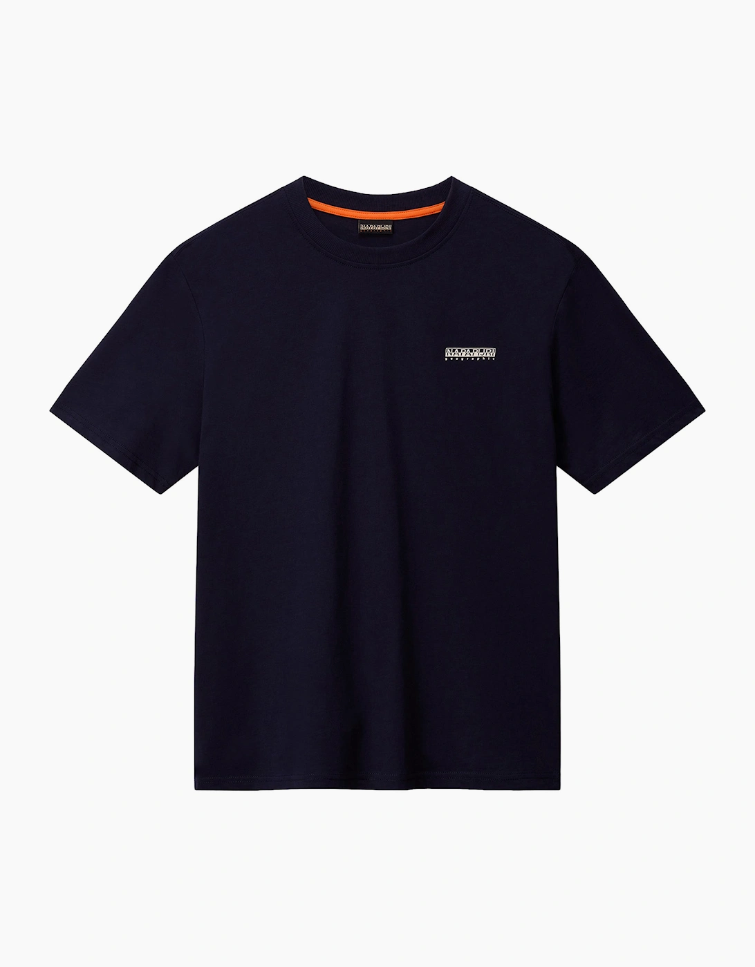 Napapijri Men's Navy S-Small Box T-Shirt - Size: 42