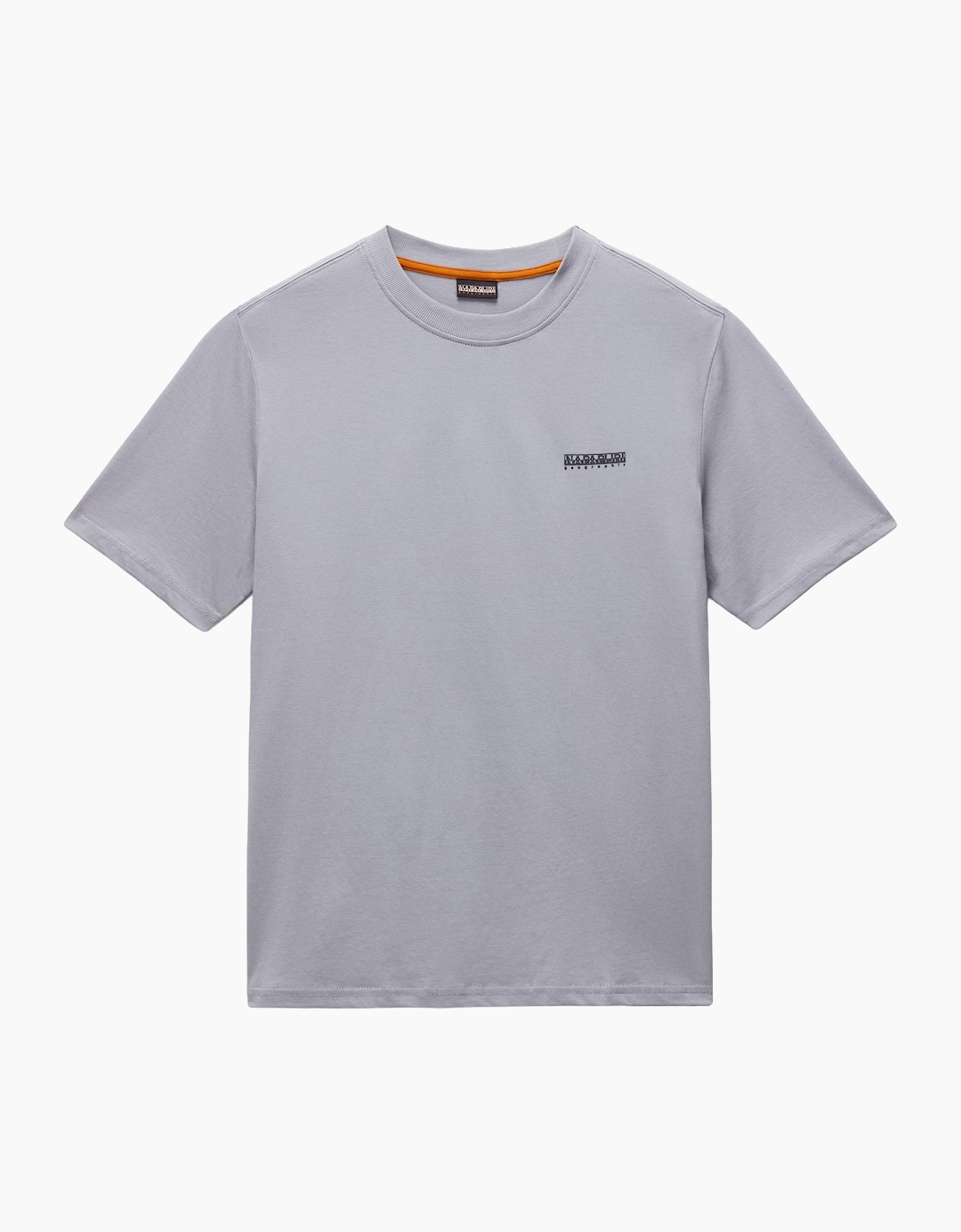 Napapijri Men's Grey S-Small Box T-Shirt - Size: 38