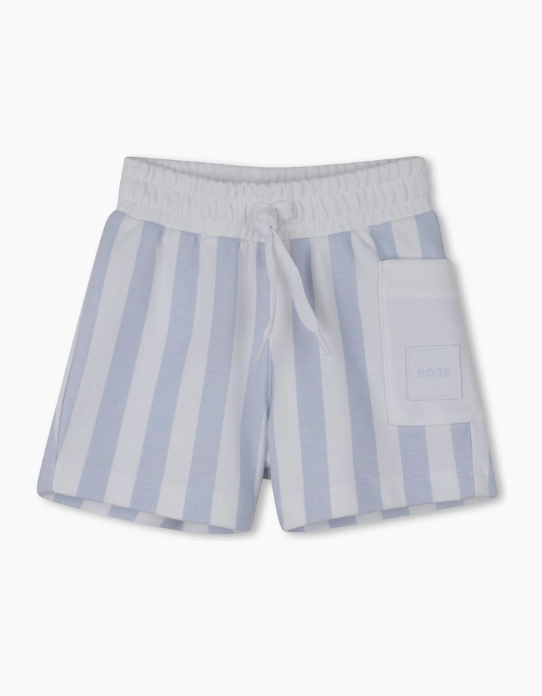 BOSS BABY BOY PALE BLUE T SHIRT & SHORTS SET J53048