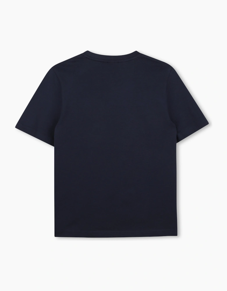 BOSS BOYS NAVY GRAPHIC T SHIRT J52978