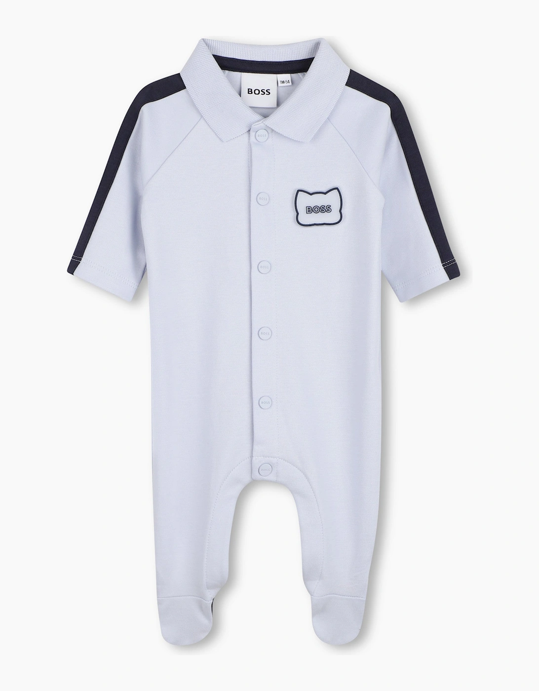 BOSS PALE BLUE BOY BABYGROW J53041, 4 of 3