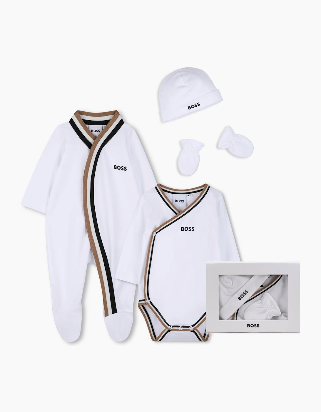 BOSS BABY WHITE ALL IN ONE GIFT SET J53055, 10 of 9