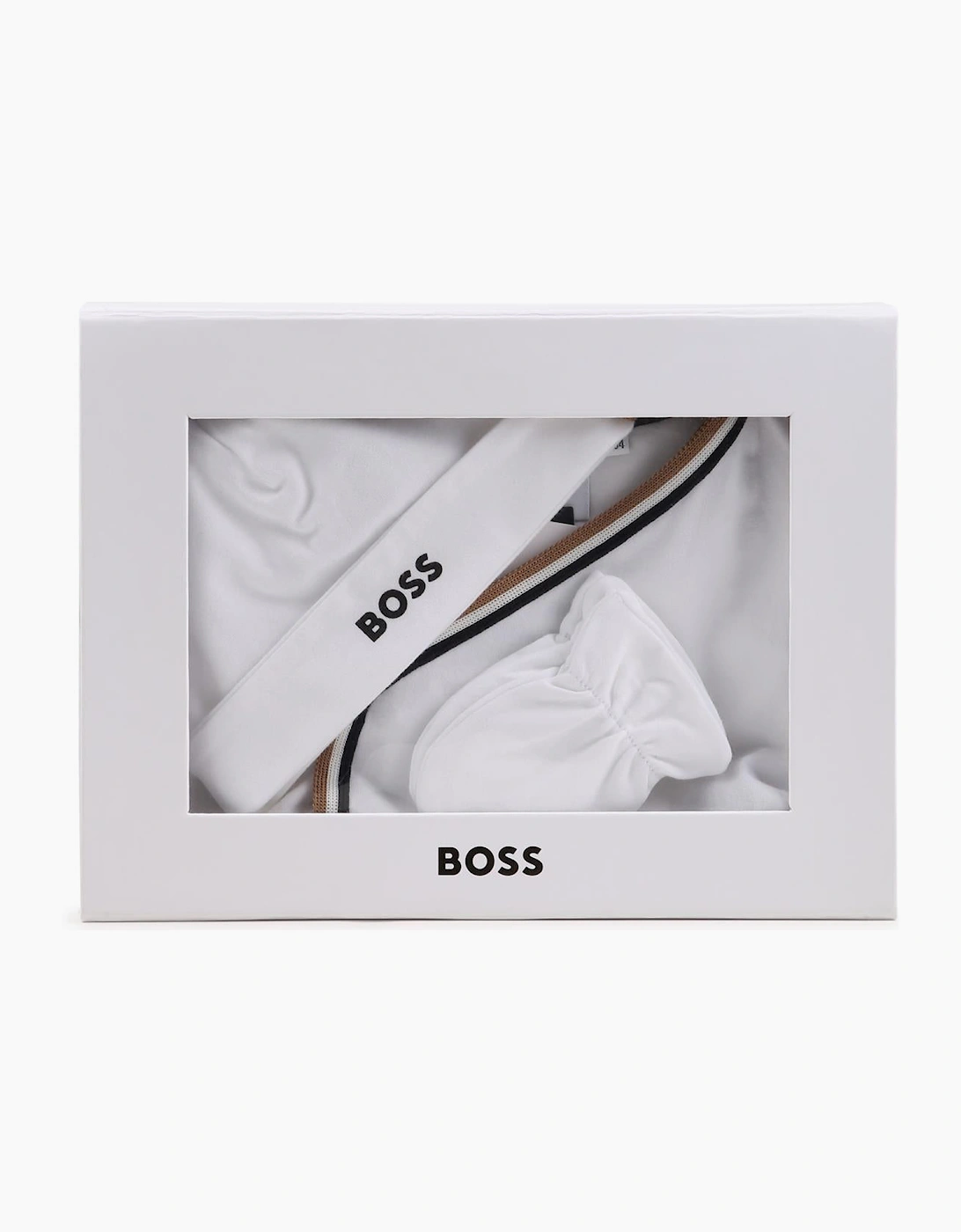 BOSS BABY WHITE ALL IN ONE GIFT SET J53055