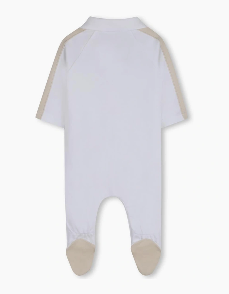 BOSS BABY WHITE BABY GROW J53041