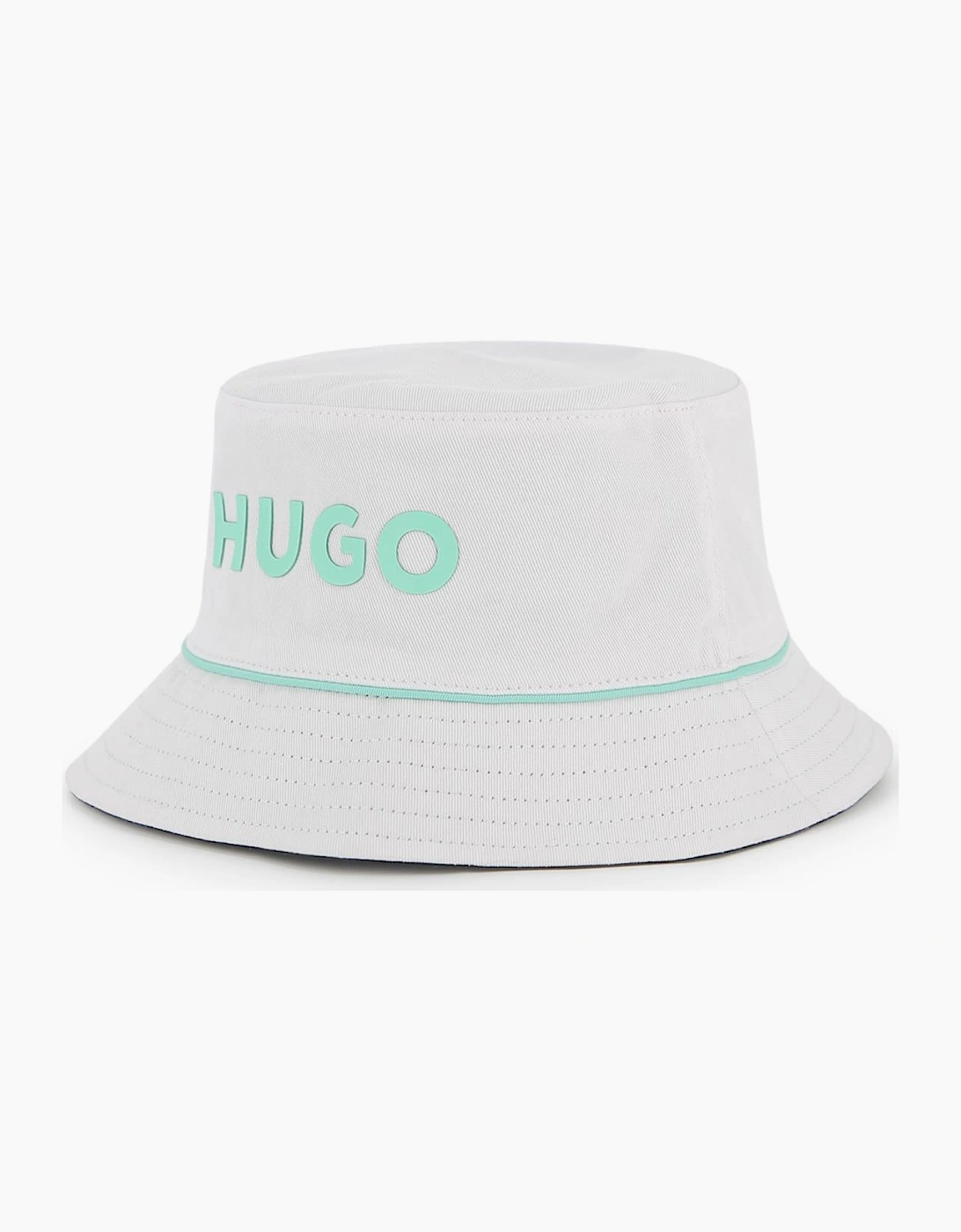 HUGO REVERSIBLE GREEN/BLACK BUCKET HAT G01165