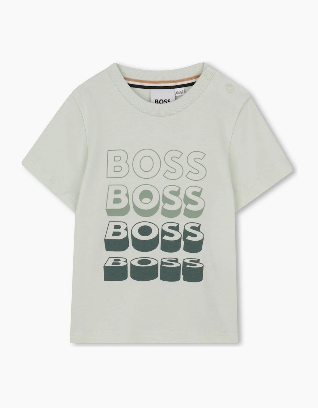 BOSS BABY/TODDLER SPROUT GREEN T SHIRT J52889, 4 of 3