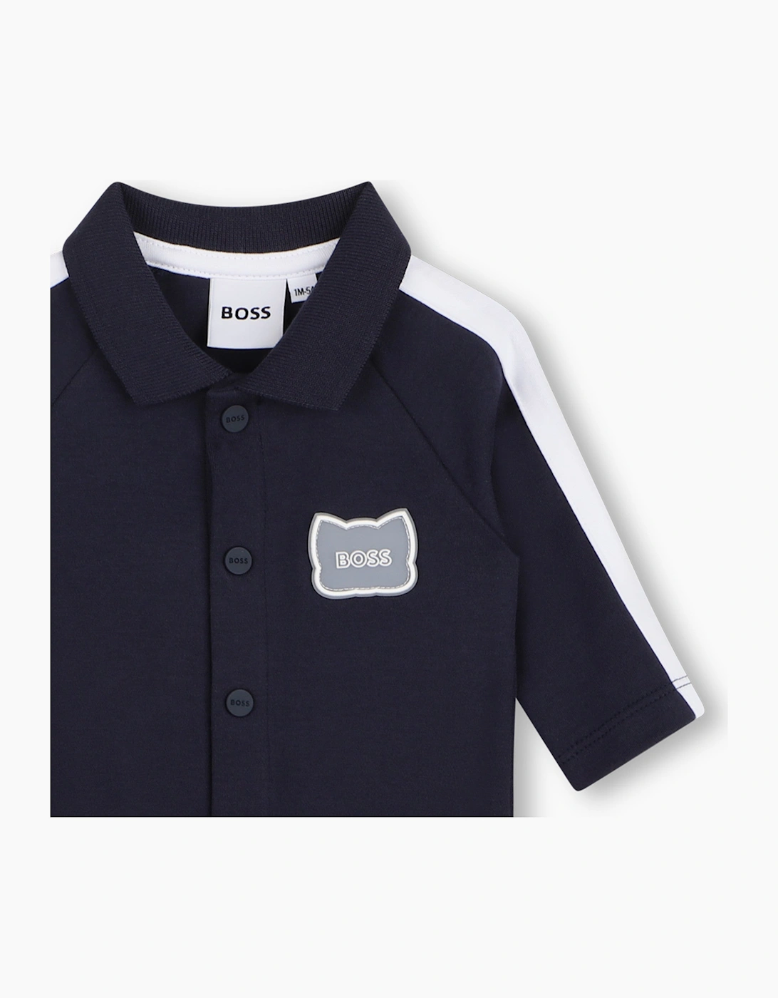 BOSS BABY BOY NAVY BABYGROW J53041
