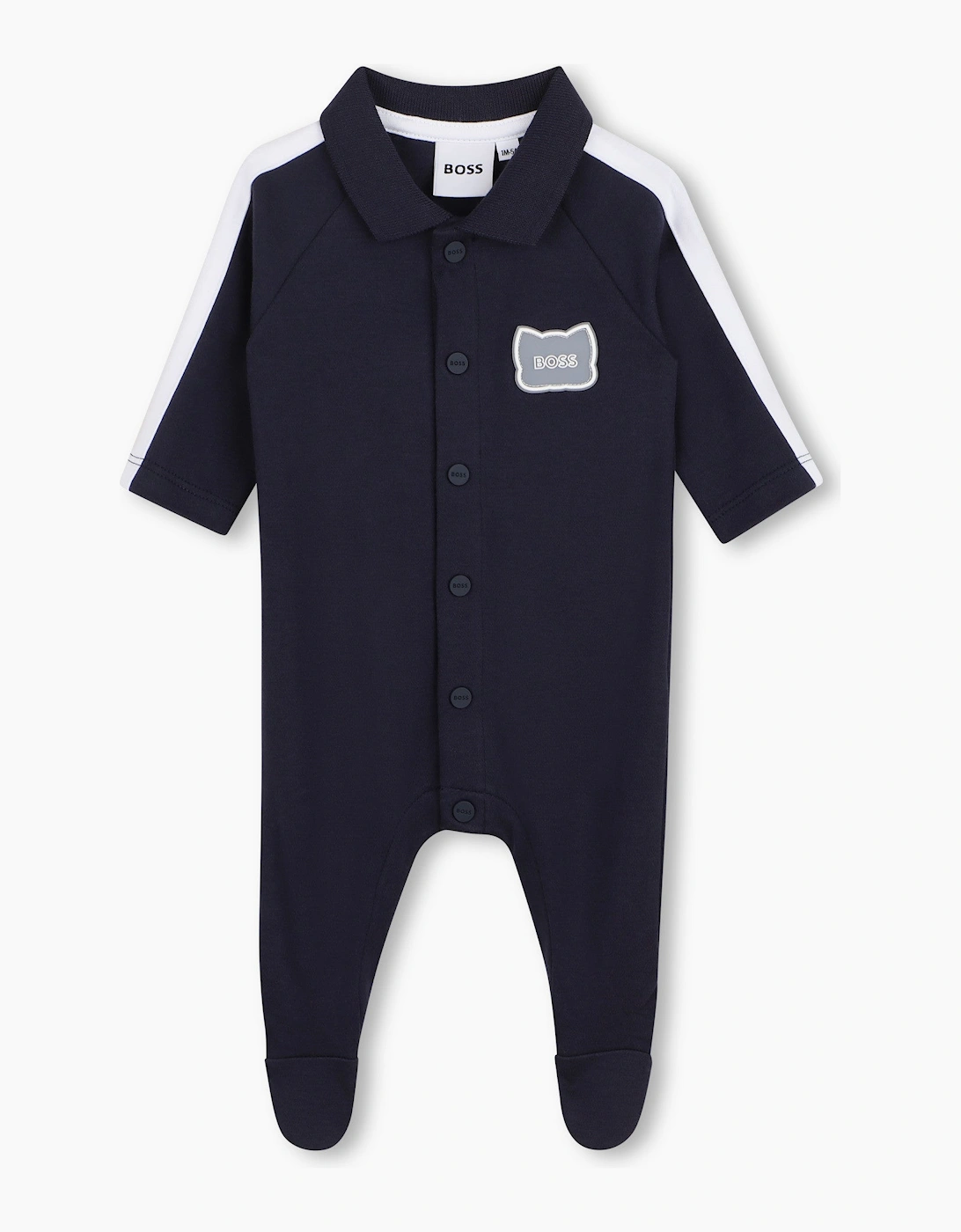 BOSS BABY BOY NAVY BABYGROW J53041, 4 of 3