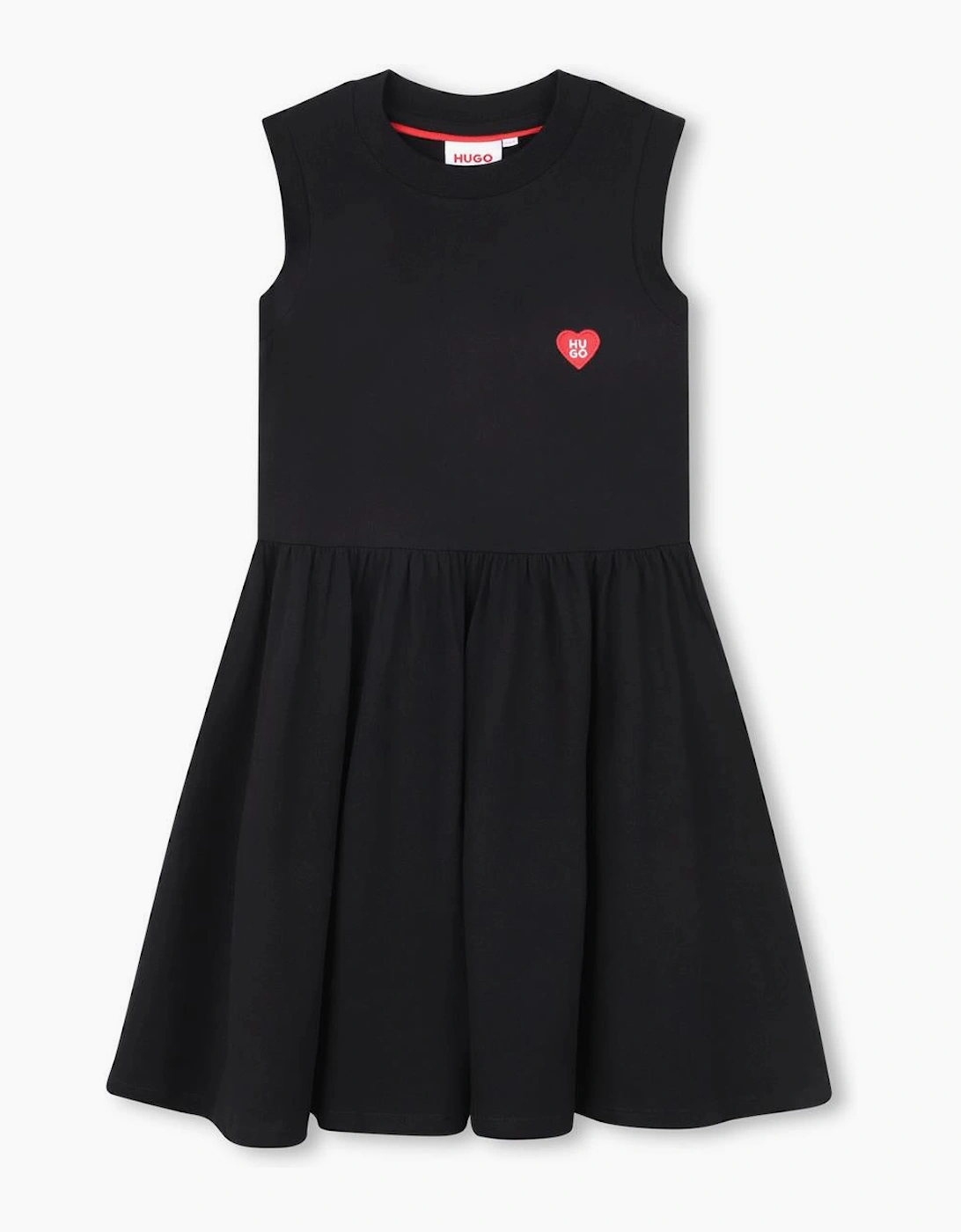 HUGO GIRLS BLACK DRESS G00984