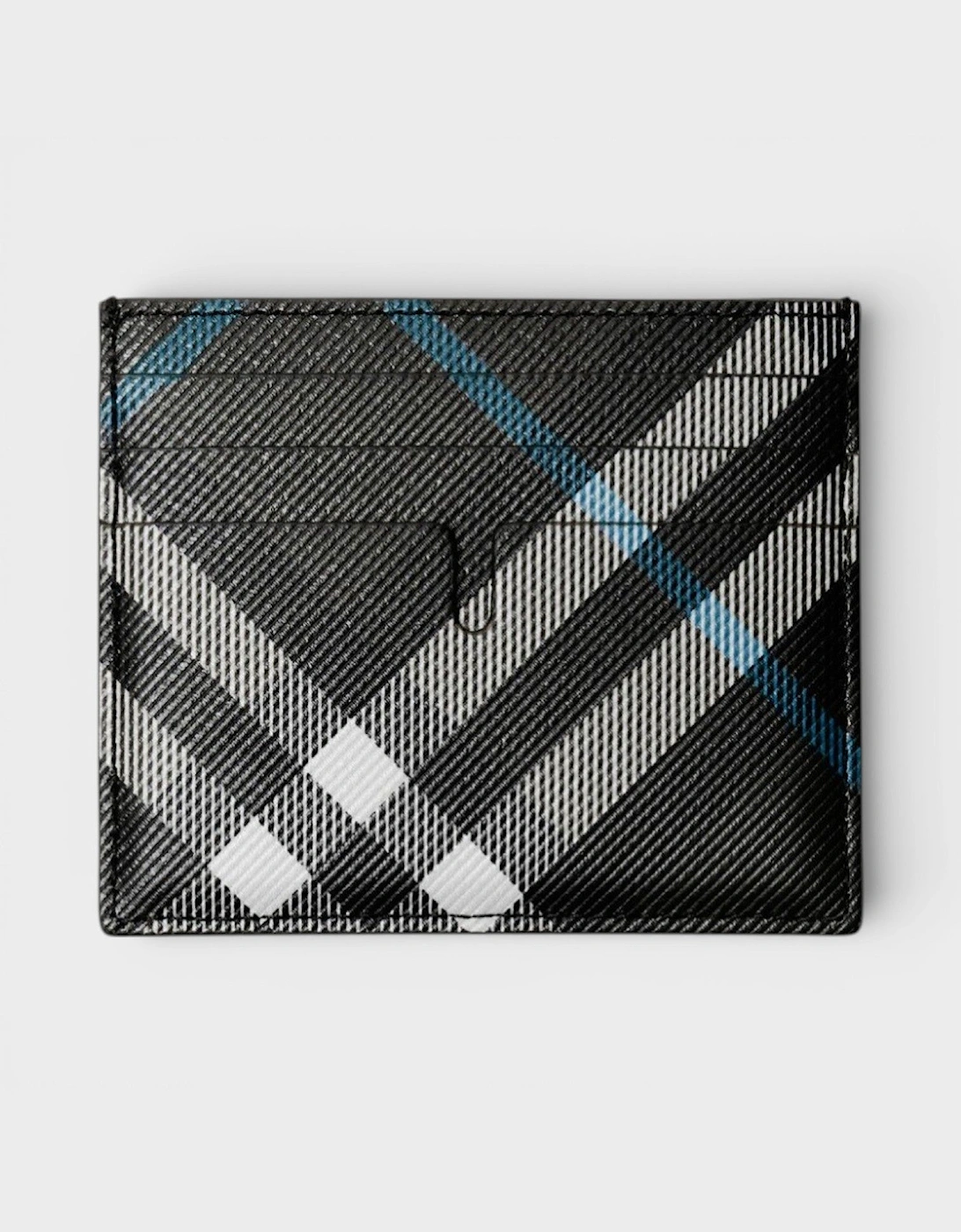 Tall Sandon Snug Check Card Case Brown