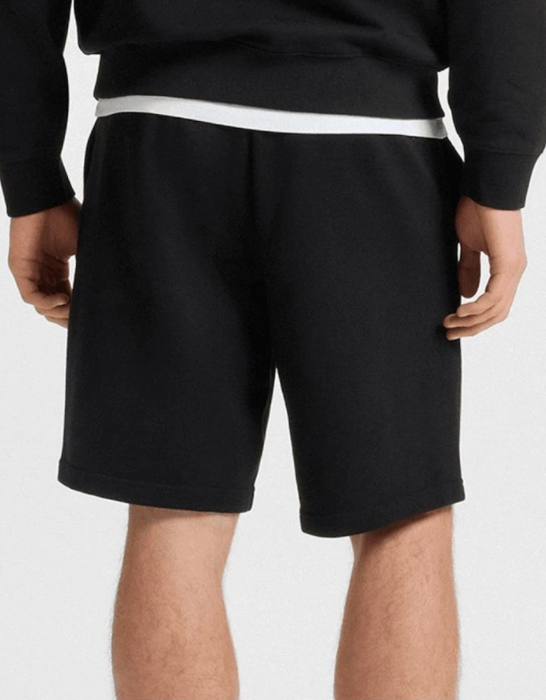 Dayono Cotton Regular Fit Black Shorts